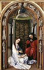 Miraflores Altarpiece left panel by Rogier van der Weyden